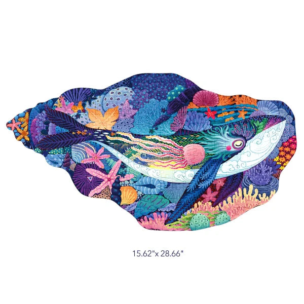 Mideer - Large Animal Puzzle - The Sea In A Seashell puzzle - 280 pieces - Age 6+ | ميدير - بازل الحيوانات الكبيرة - بازل البحر في صدفة - 280 قطعة - العمر 6+