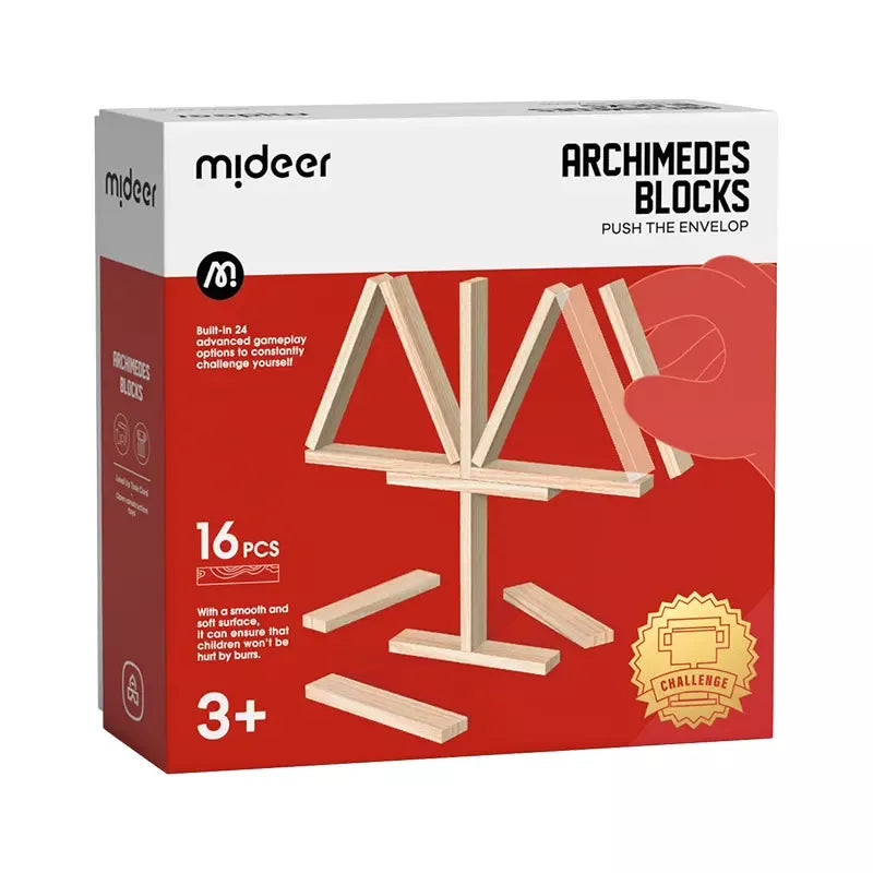 Mideer - Archimedes Blocks - Push The Envelope - Age +3 | ميدير - مكعبات أرخيميدس - تحدي الحدود - العمر +3