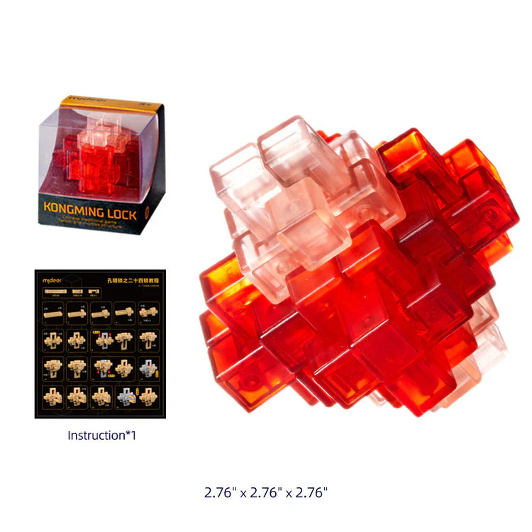 Mideer - Neon Space 3D Tangram Blocks - Pillar 24 - Age +3 | ميدير - لعبة تانغرام نيون ثلاثية الأبعاد - 24 عمود - العمر +3