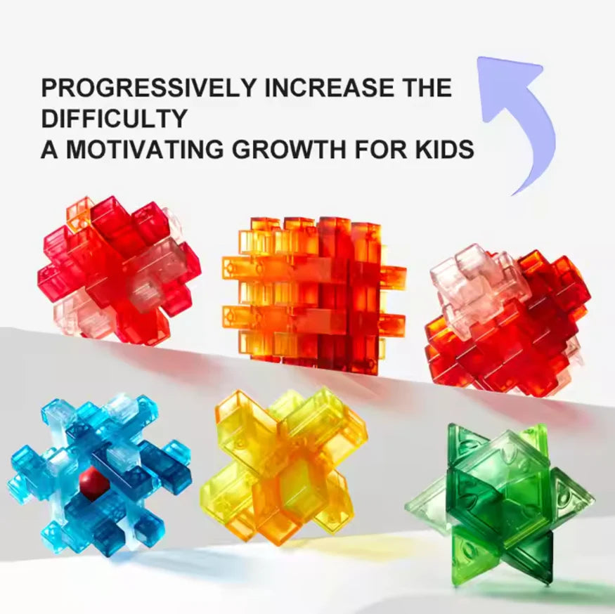 Mideer - Neon Space 3D Tangram Blocks - Pillar 24 - Age +3 | ميدير - لعبة تانغرام نيون ثلاثية الأبعاد - 24 عمود - العمر +3