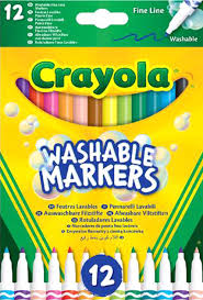 Crayola 12 Washable Markers Fineline