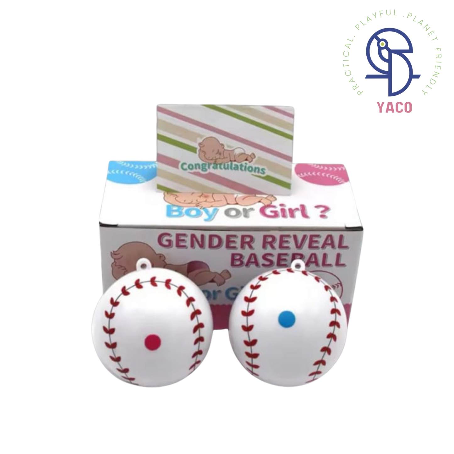 Gender Reveal Baseball