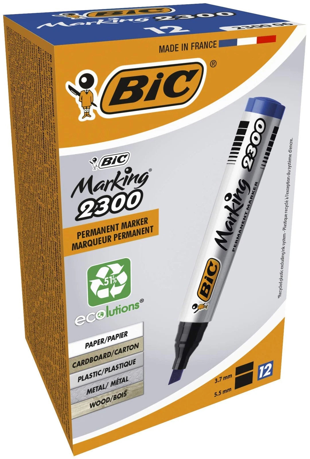Permanent Marker 2300 | BIC - 1 pcs