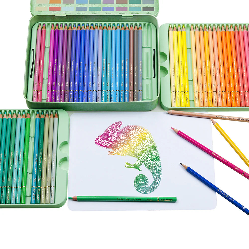 Kalour 72-Piece Macaron Colored Pencils Set