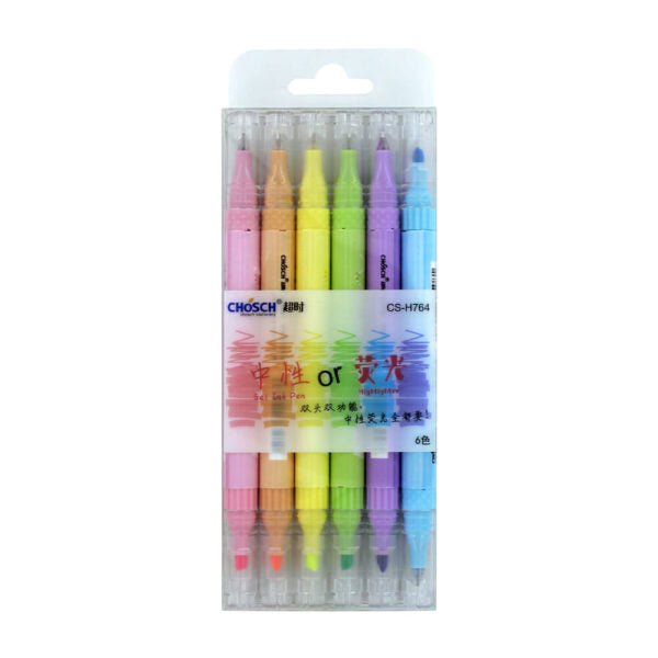 Chossch Double head macaron colour highlighters