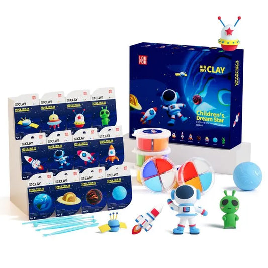 LOUFOR Air Dry Clay Kit – Space Trip