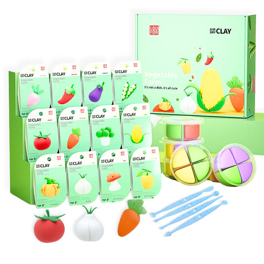 LOUFOR Air Dry Clay Kit – Vegetables