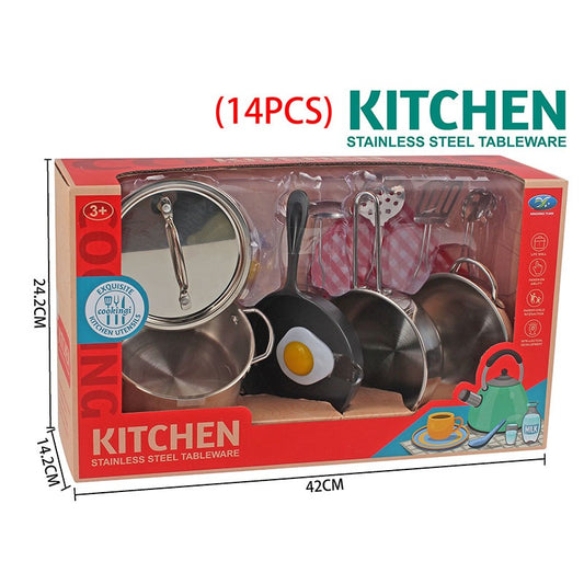 Stainless Steel Kitchen Set-17 Pcs