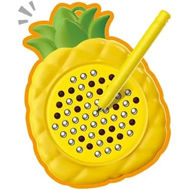 Pineapple Magnetic Dot Drawing Keychain Toy