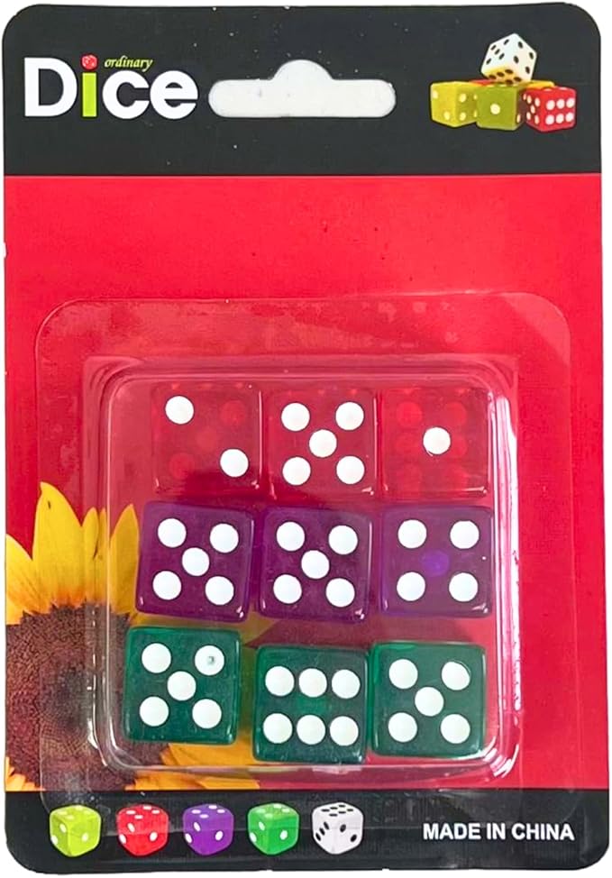 6 Sided |12 mm Gaming Dice Set