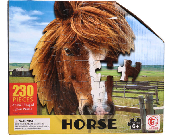 230-Pieces Of Horse Animal-Shaped Jigsaw Puzzle