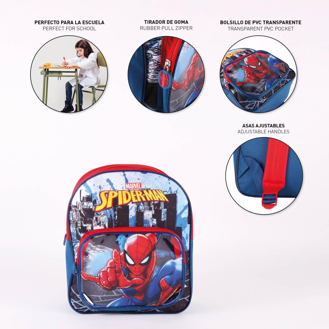 Cerda - Kids Backpack - Spiderman | سيردا - حقيبة ظهر للأطفال - بتصميم سبايدرمان