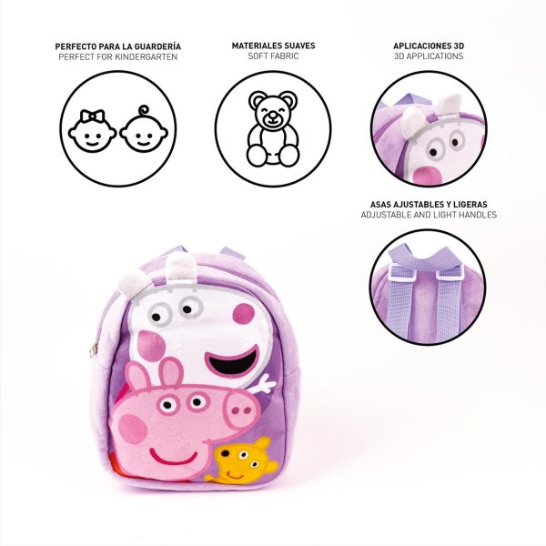 Cerda - Backpack Kindergarten - Character Teddy Peppa Pig | سيردا - حقيبة ظهر رياض الأطفال - بتصميم تيدي بيبا بيغ
