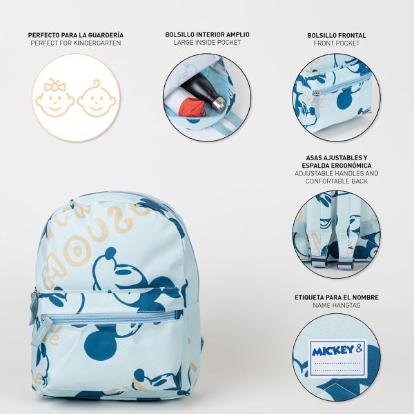 Cerda - Backpack Kindergarten - Print Mickey | سيردا - حقيبة ظهر رياض الأطفال - بتصميم ميكي ماوس