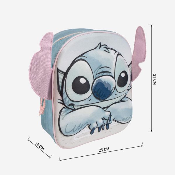 Cerda - Kids Backpack - 3D Applications Stitch | سيردا - حقيبة ظهر للأطفال - بتصميم 3D ستيتش