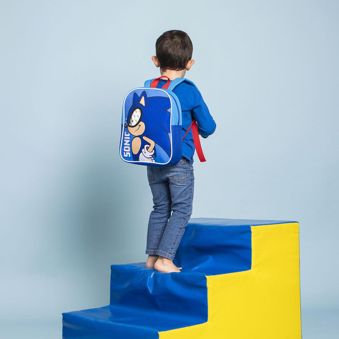 Cerda - Kids Backpack - Character Applications Sonic | سيردا - حقيبة ظهر للأطفال - بتصميم شخصية سونيك