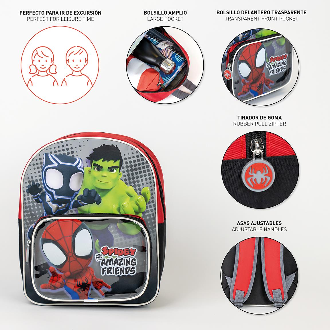 Cerda - Kids Backpack - Spidey | سيردا - حقيبة ظهر للأطفال - سبايدي
