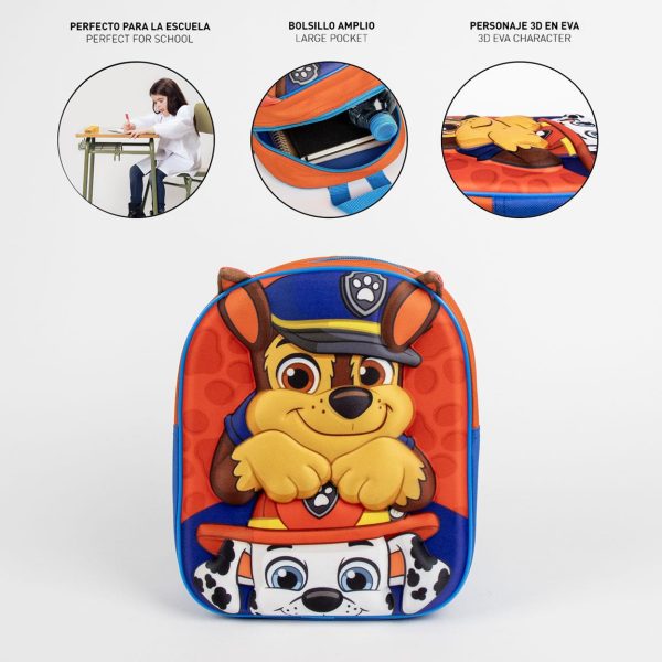 Cerda - Kids Backpack - 3D Applications Paw Patrol |3D سيردا - حقيبة ظهر للأطفال بتصميم من باو باترول