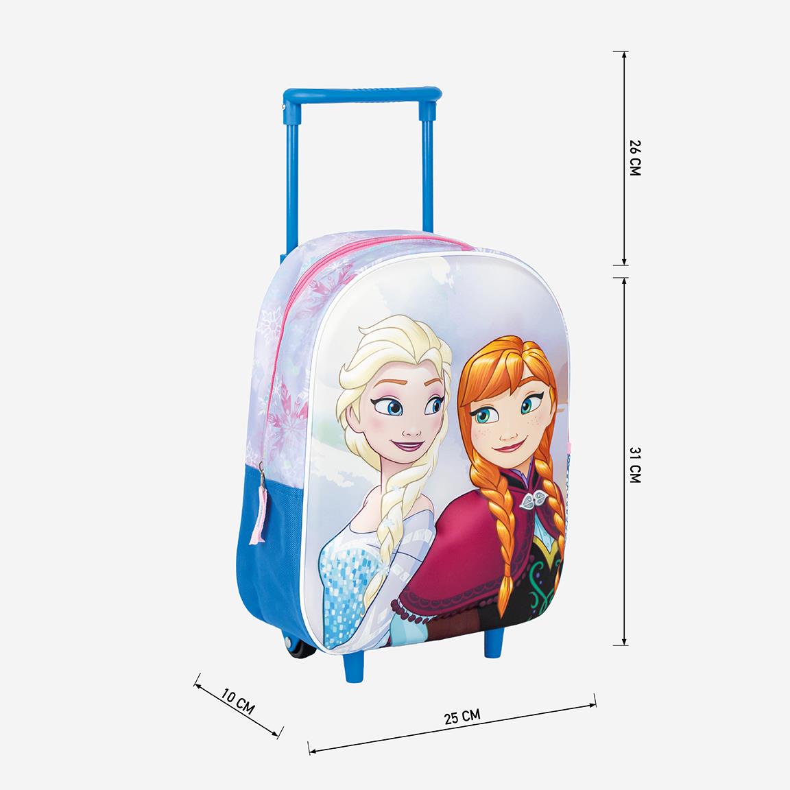 Cerda - Kids Backpack Trolley - 3D Frozen | سيردا - حقيبة ظهر للأطفال بعجلات - 3D فروزن