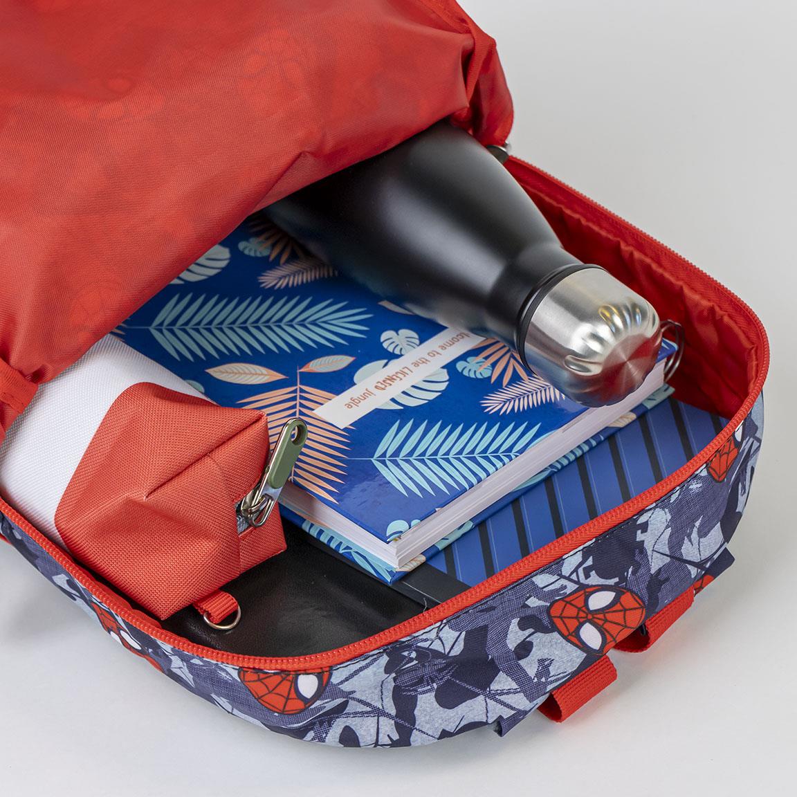 Cerda - Kids Backpack - Free Time Print Spiderman | سيردا - حقيبة ظهر للأطفال - بتصميم فري تايم سبايدرمان