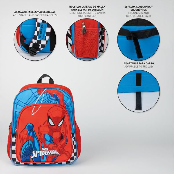 Cerda - Backpack School Medium 38 Cm - Spiderman | سيردا - حقيبة ظهر مدرسية متوسطة 38 سم - سبايدرمان