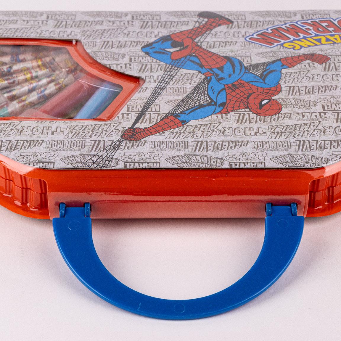 Cerda - Coloring Stationery Set - 50 Pieces - Marvel | سيردا - مجموعة أدوات تلوين - 50 قطعة - مارفل
