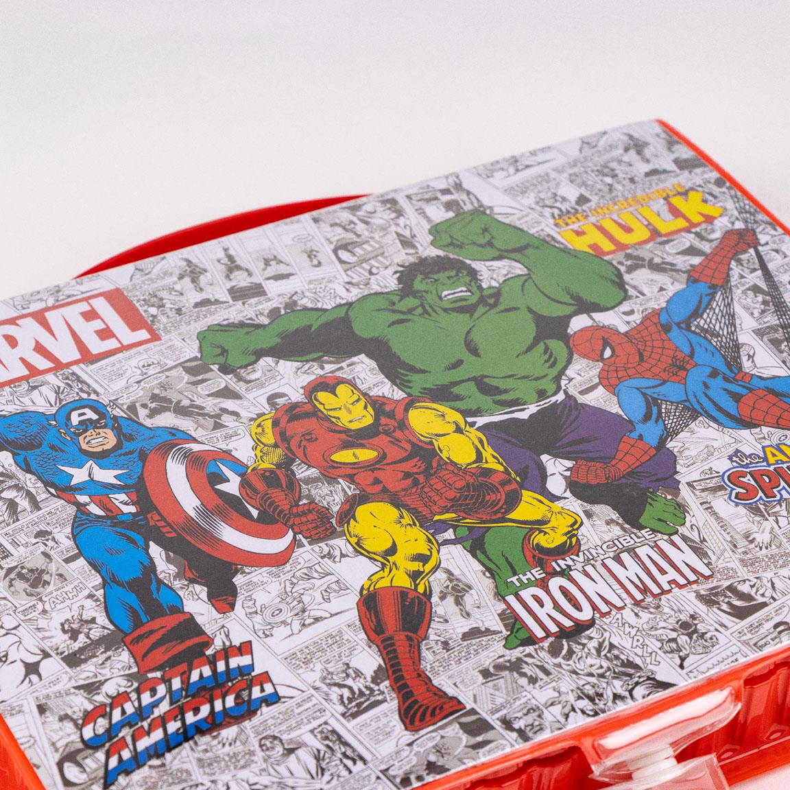 Cerda - Coloring Stationery Set Box Marvel | سيردا - مجموعة أدوات تلوين صندوق مارفل