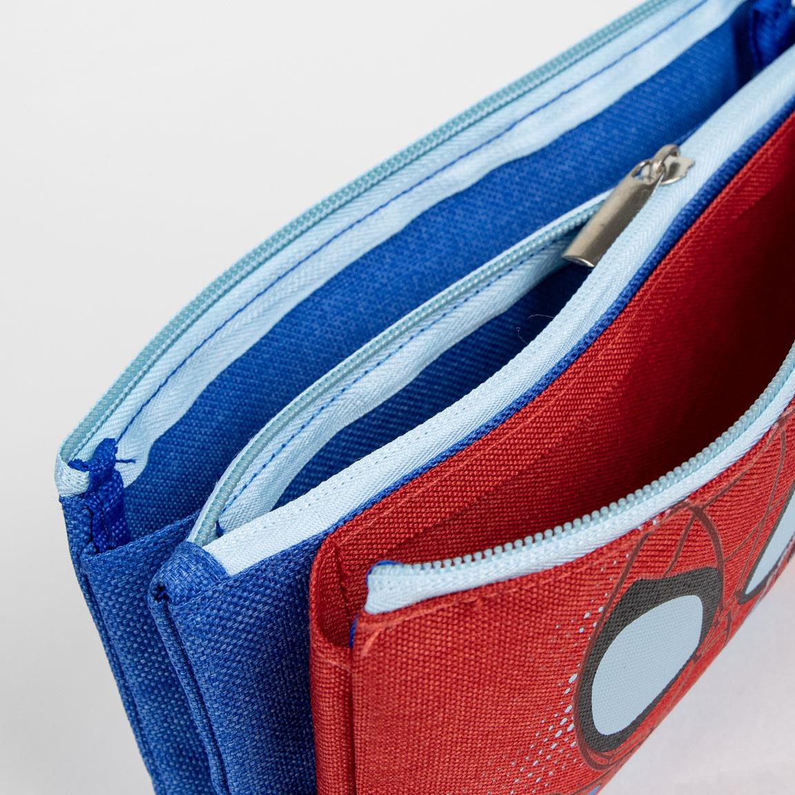 Cerda - Pencil Case 3 Compartments - Spidey | سيردا - مقلمة 3 أقسام - سبايدي