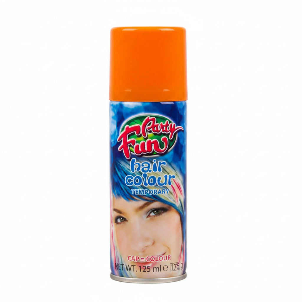 orange hair Spray – 1 PCS, Temporary Color Spray for Parties & Events سبراي شعر برتقالي– قطعة واحدة، بخاخ لون مؤقت للحفلات والمناسبات