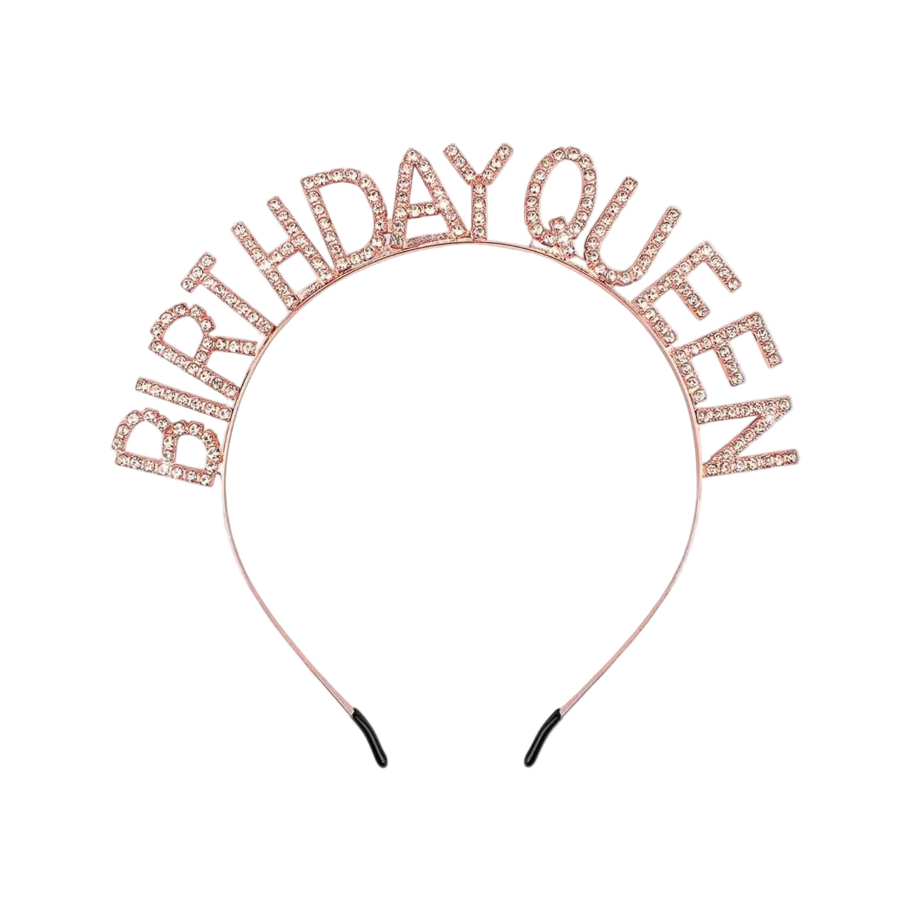 Birthday Queen Headband – Rose Gold, Party Crown for Birthdays & Celebrations تاج عيد الميلاد – روز غولد، هيدباند حفلات للمناسبات وأعياد الميلاد