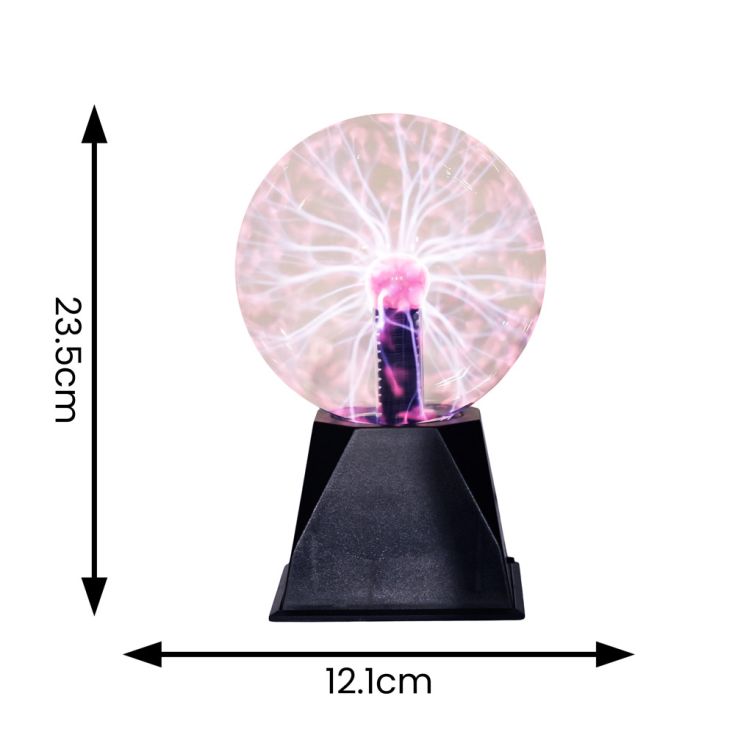 The Source - Plasma Ball 6" (UK Mains Plug) | ذا سورس - كرة البلازما 6 بوصات (قابس ثلاثي)