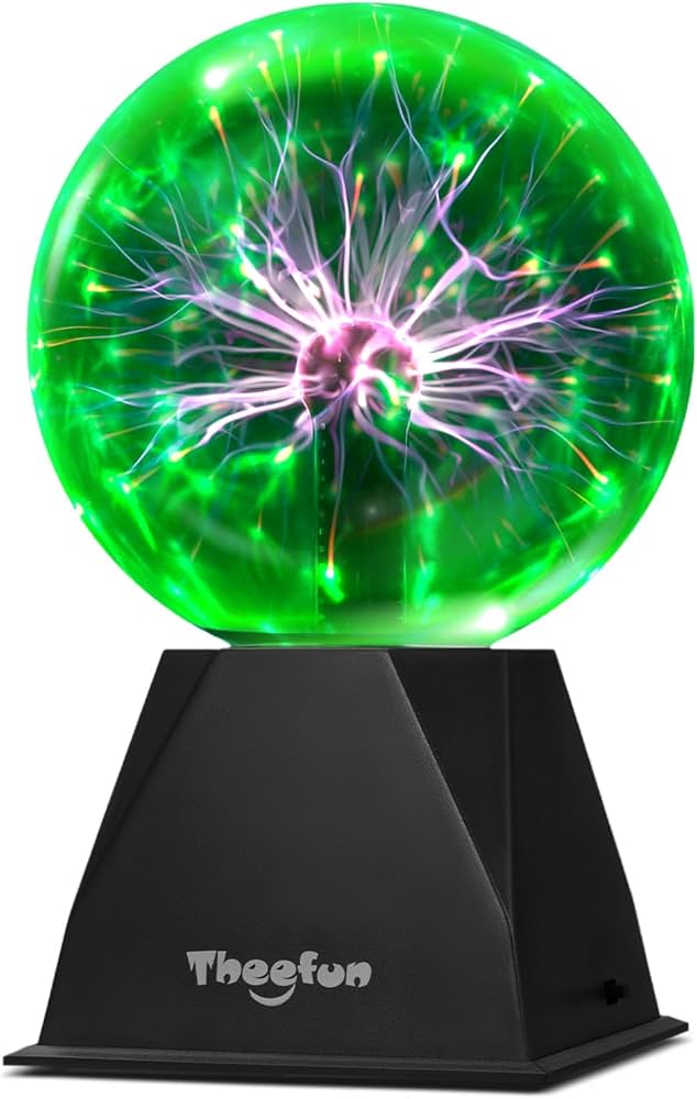 The Source - Plasma Ball 6" (UK Mains Plug) | ذا سورس - كرة البلازما 6 بوصات (قابس ثلاثي)
