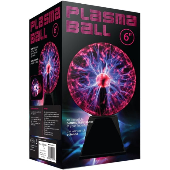 The Source - Plasma Ball 6" (UK Mains Plug) | ذا سورس - كرة البلازما 6 بوصات (قابس ثلاثي)