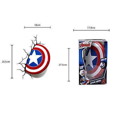 The Source - 3Dl - Marvel Captain America Light | 3Dl - ذا سورس - ضوء مارفل كابتن أمريكا