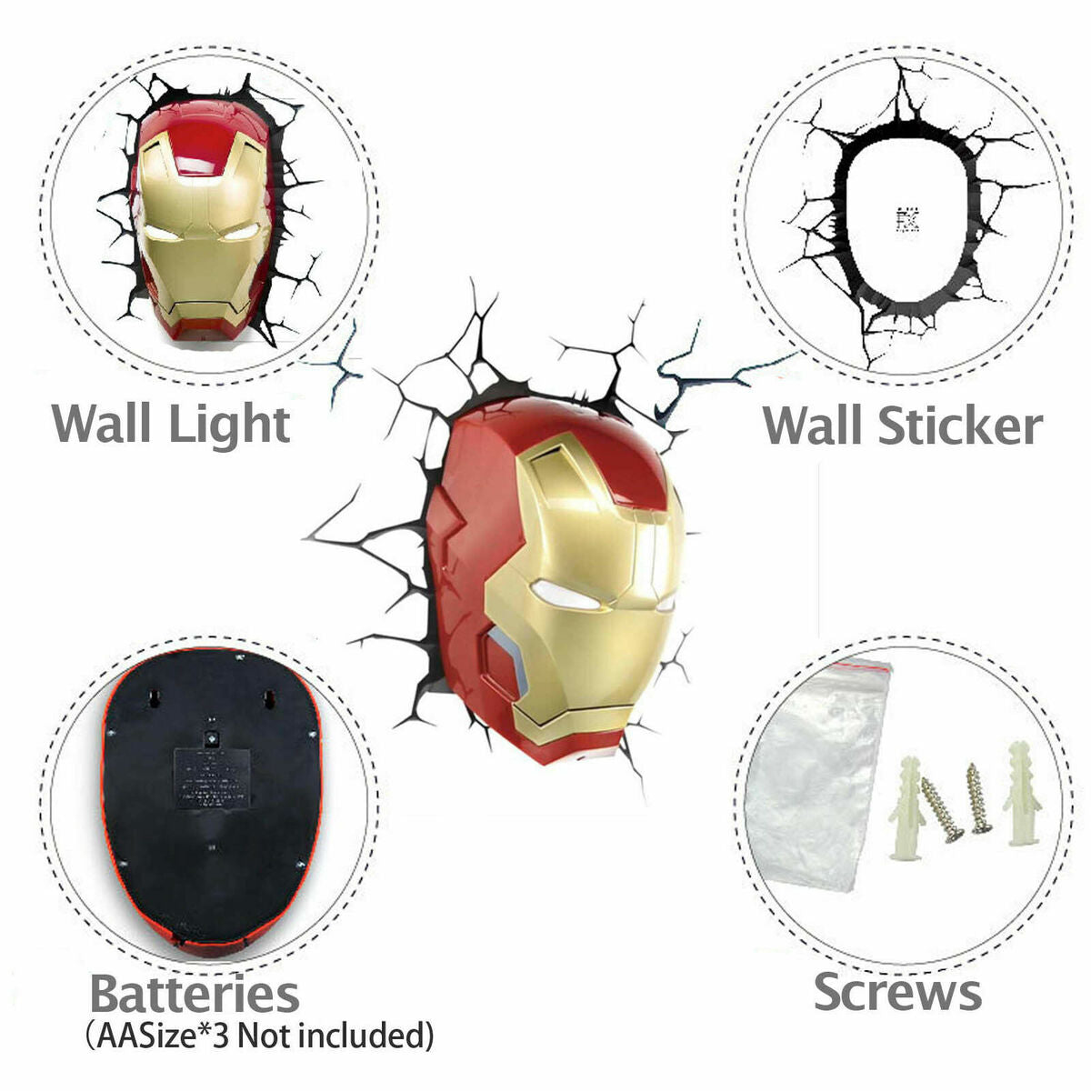 The Source - 3Dl - Marvel Iron Man Light | 3Dl - ذا سورس - ضوء آيرون مان من مارفل