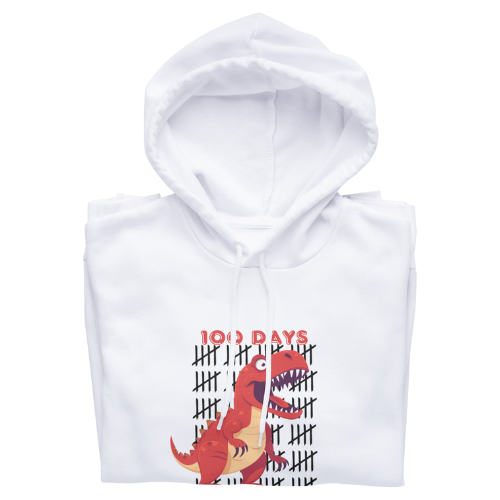 100 Days Hoodie -Dino