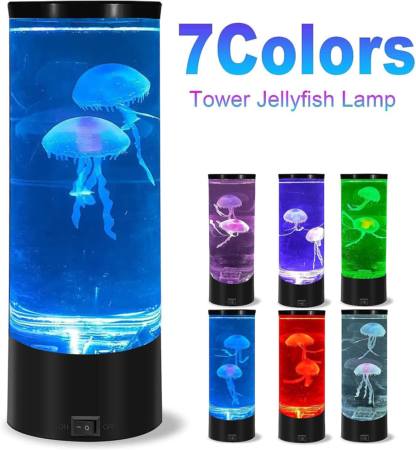 The Source - Round Mini Jellyfish Lamp | ذا سورس - مصباح قنديل البحر الصغير المدور