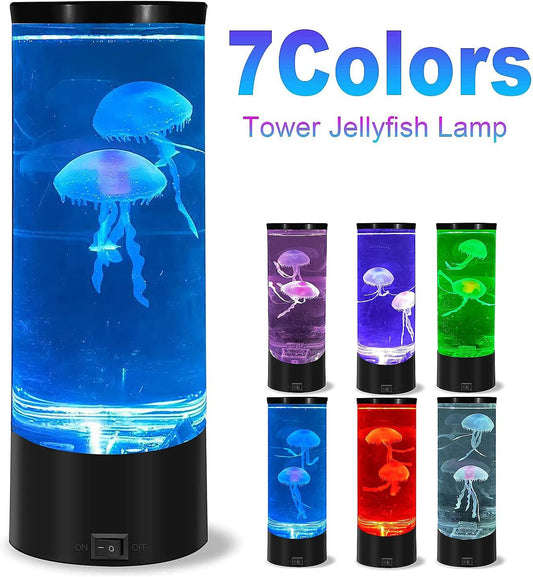 The Source - Round Mini Jellyfish Lamp | ذا سورس - مصباح قنديل البحر الصغير المدور