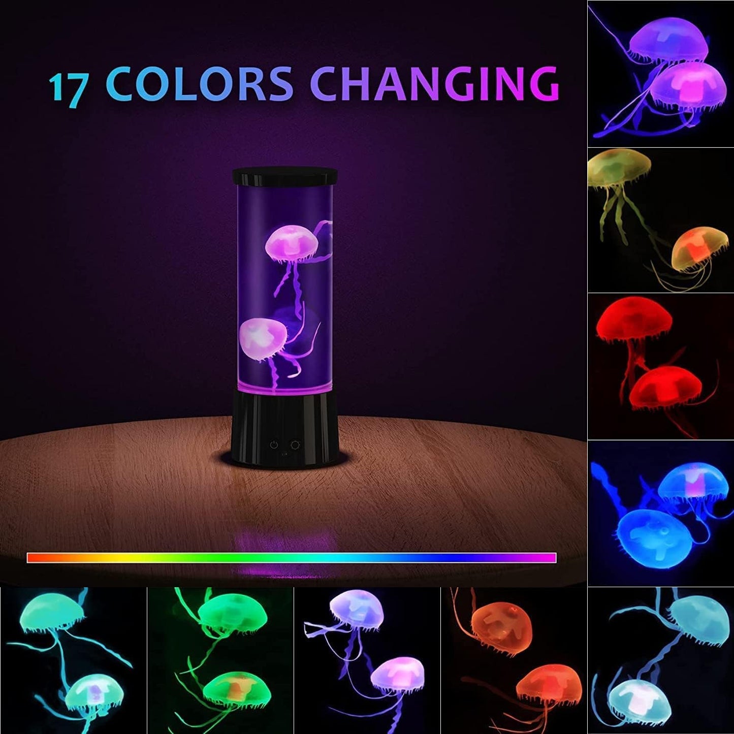 The Source - Round Mini Jellyfish Lamp | ذا سورس - مصباح قنديل البحر الصغير المدور