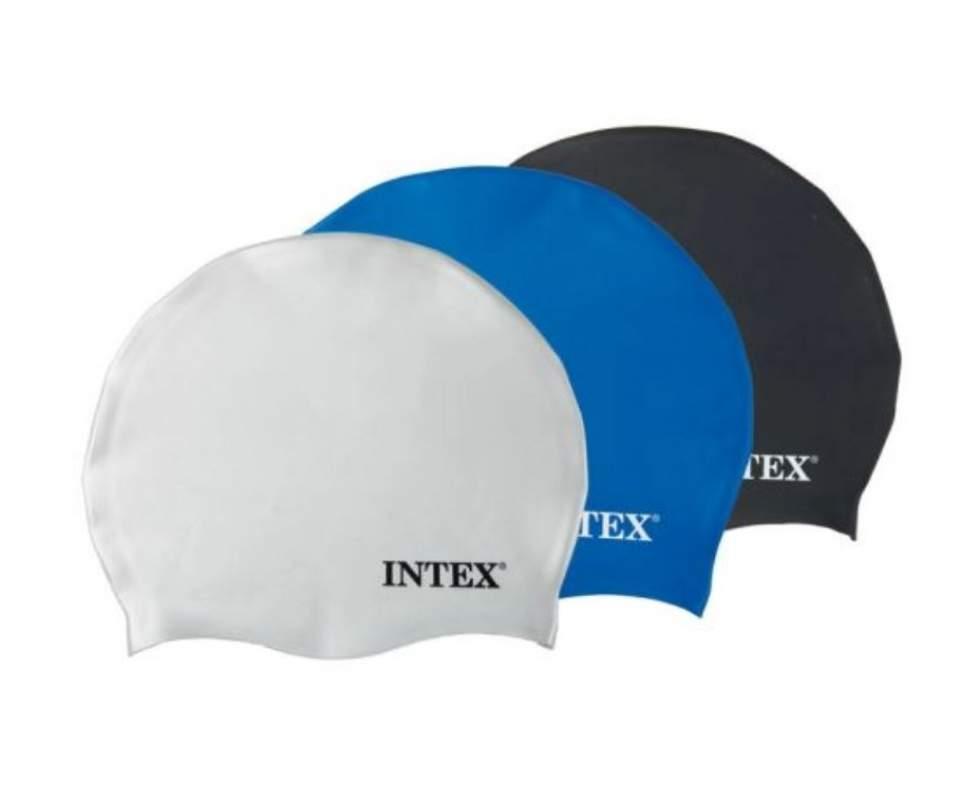 SILICONE SWIM CAPS, 3 Colors, Peg Box