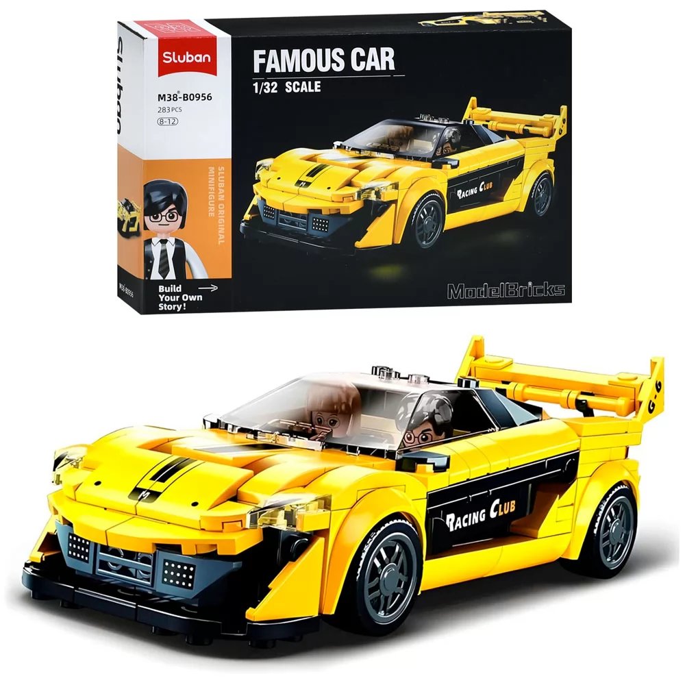 Sluban Building Blocks - ModelBricks- Racing Car 283pcs