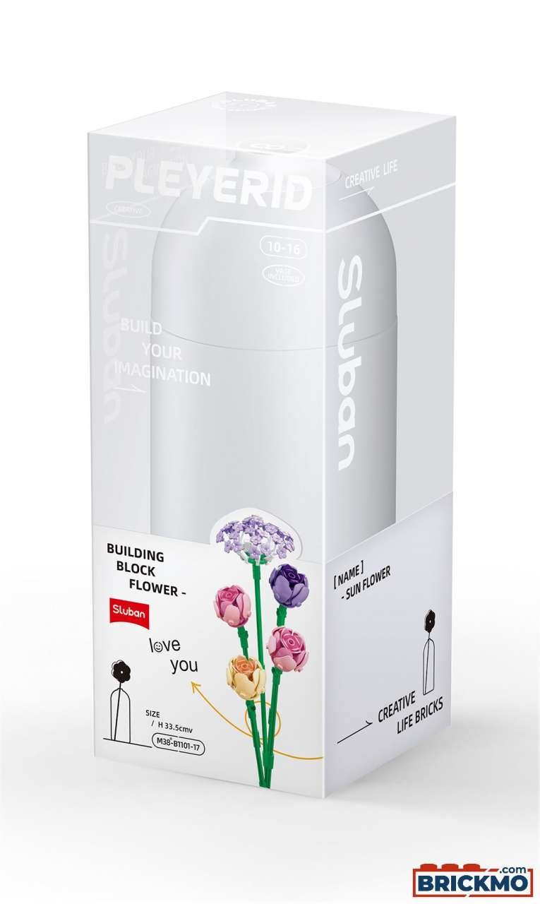 Sluban Building Blocks - Pleyerid-Peony 198pcs