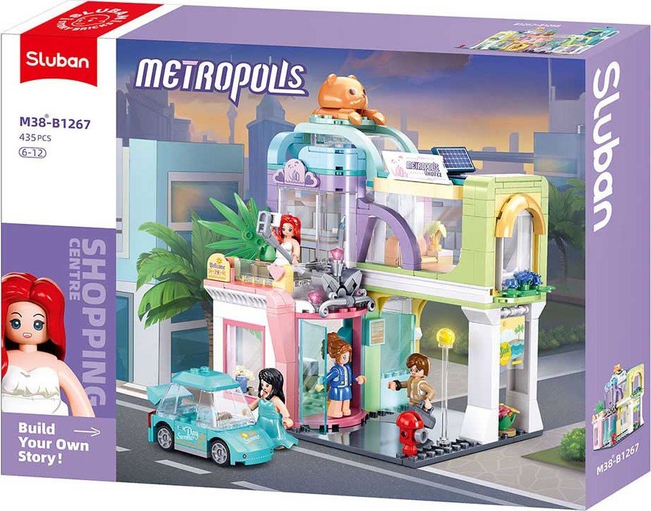 Sluban Building Blocks - Metropolis-D.C. Crowne Hotel 428pcs