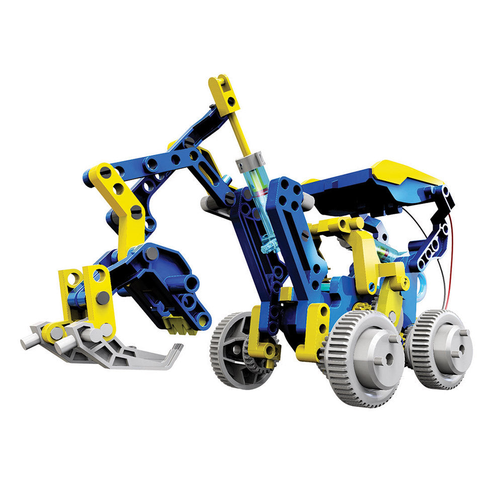 The Source - 12 In 1 Solar Hydraulic Construction Kit - Age 8+ | ذا سورس - طقم البناء الشمسي الهيدروليكي 12 في 1 - العمر 8+