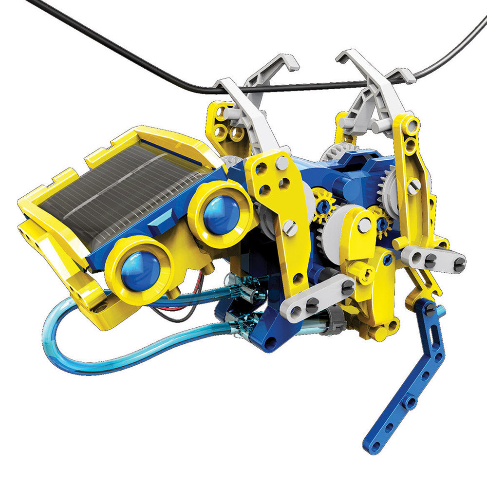 The Source - 12 In 1 Solar Hydraulic Construction Kit - Age 8+ | ذا سورس - طقم البناء الشمسي الهيدروليكي 12 في 1 - العمر 8+