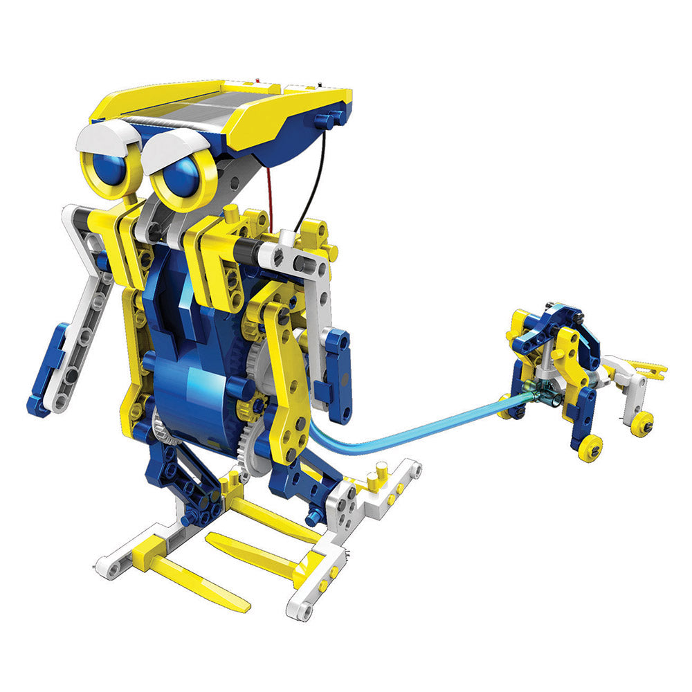 The Source - 12 In 1 Solar Hydraulic Construction Kit - Age 8+ | ذا سورس - طقم البناء الشمسي الهيدروليكي 12 في 1 - العمر 8+