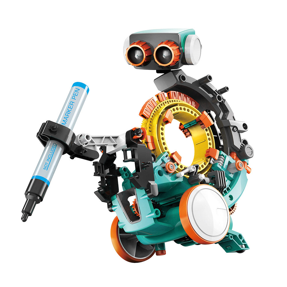 The Source - 5 In 1 Mechanical Coding Robot - Age 8+ | ذا سورس - روبوت ميكانيكي ترميز 5 في 1 - العمر 8+
