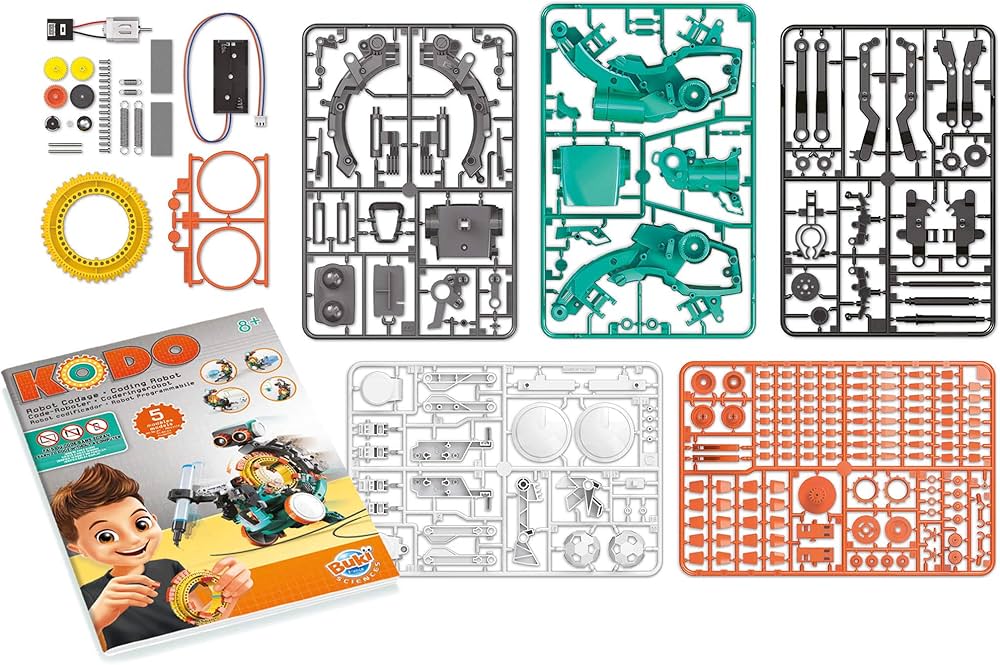 The Source - 5 In 1 Mechanical Coding Robot - Age 8+ | ذا سورس - روبوت ميكانيكي ترميز 5 في 1 - العمر 8+