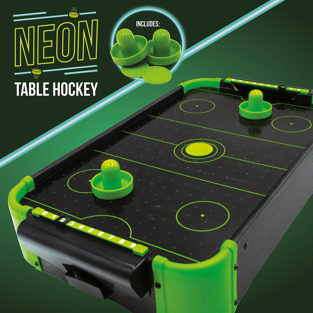 The Source - Neon Air Hockey - Age 6+ | ذا سورس - هوكي الهواء النيون - العمر 6+