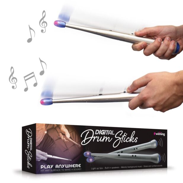 The Source - Digital Drum Sticks - Age 6+ | ذا سورس - عصي طبول رقمية - العمر 6+
